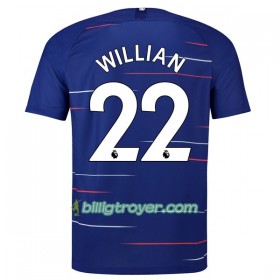 Billige Fotballdrakter Chelsea Willian 22 Hjemmedraktsett 2018/19 Kortermet